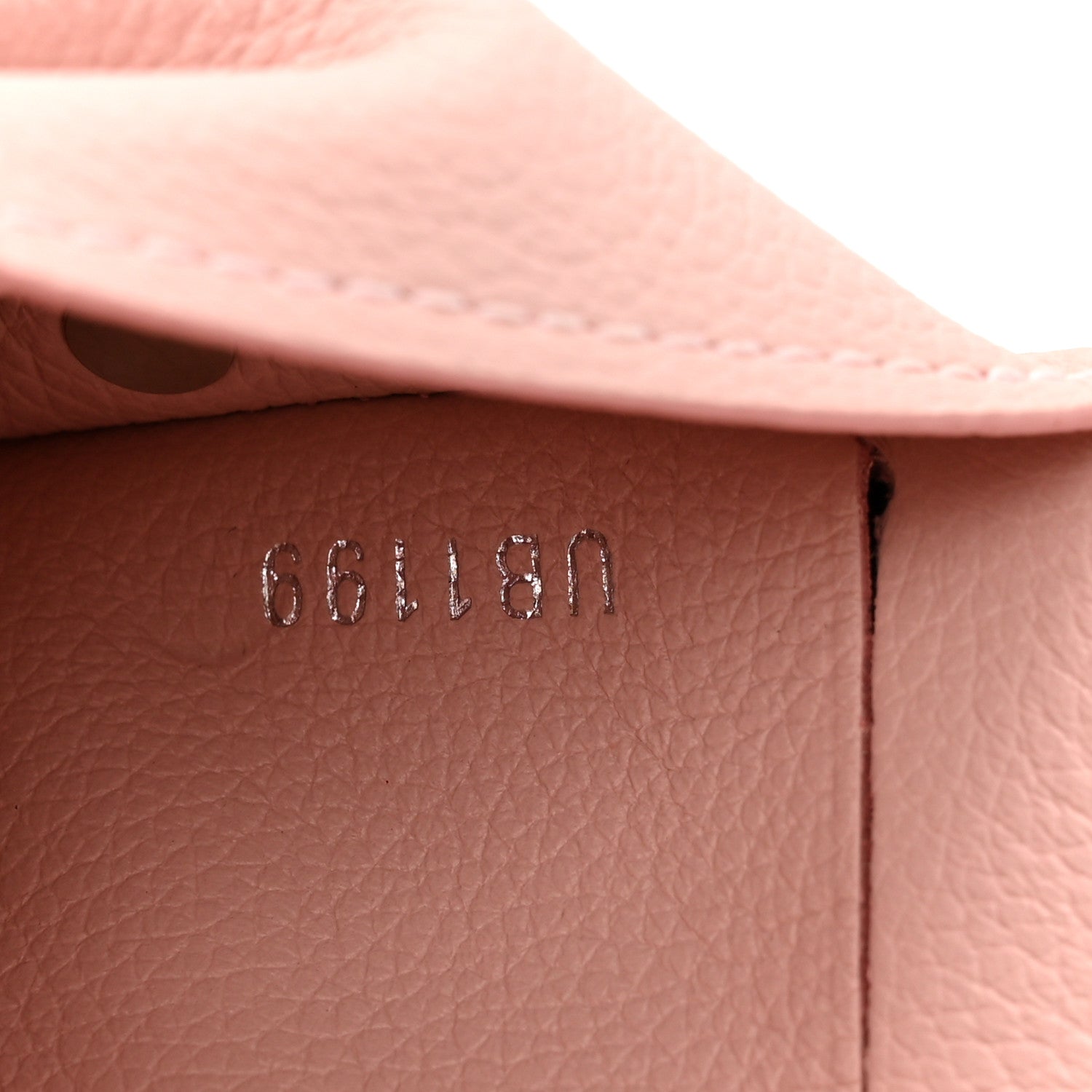 Louis Vuitton Calfskin Lockmini Wallet Rose Ballerine 7 of 7