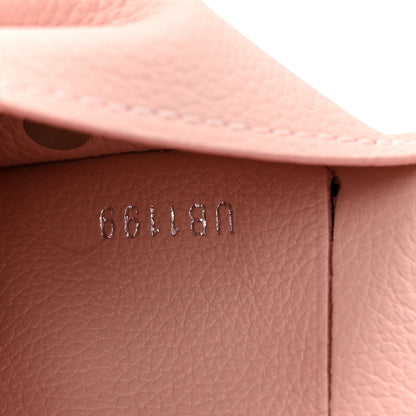 Louis Vuitton Calfskin Lockmini Wallet Rose Ballerine 7 of 7