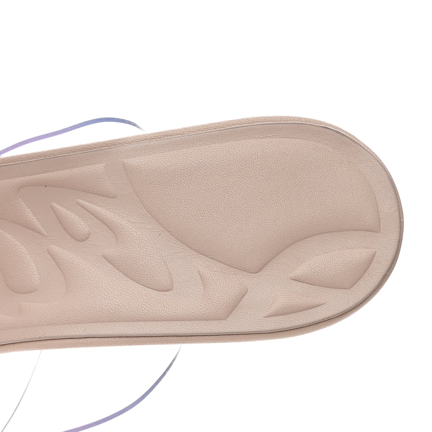 Patent PVC Just Nothing 85 Slide Sandals 37.5 Leche