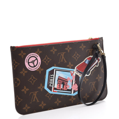 Louis Vuitton Monogram World Tour Neverfull MM GM Pochette 3 of 7