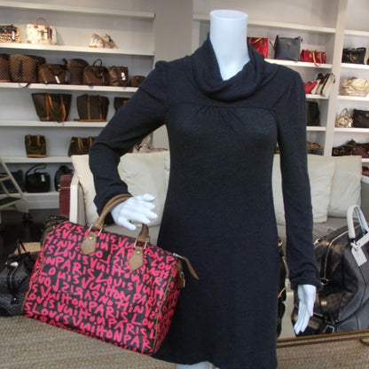 Louis Vuitton Monogram Graffiti Speedy 30 Fuchsia 2 of 9