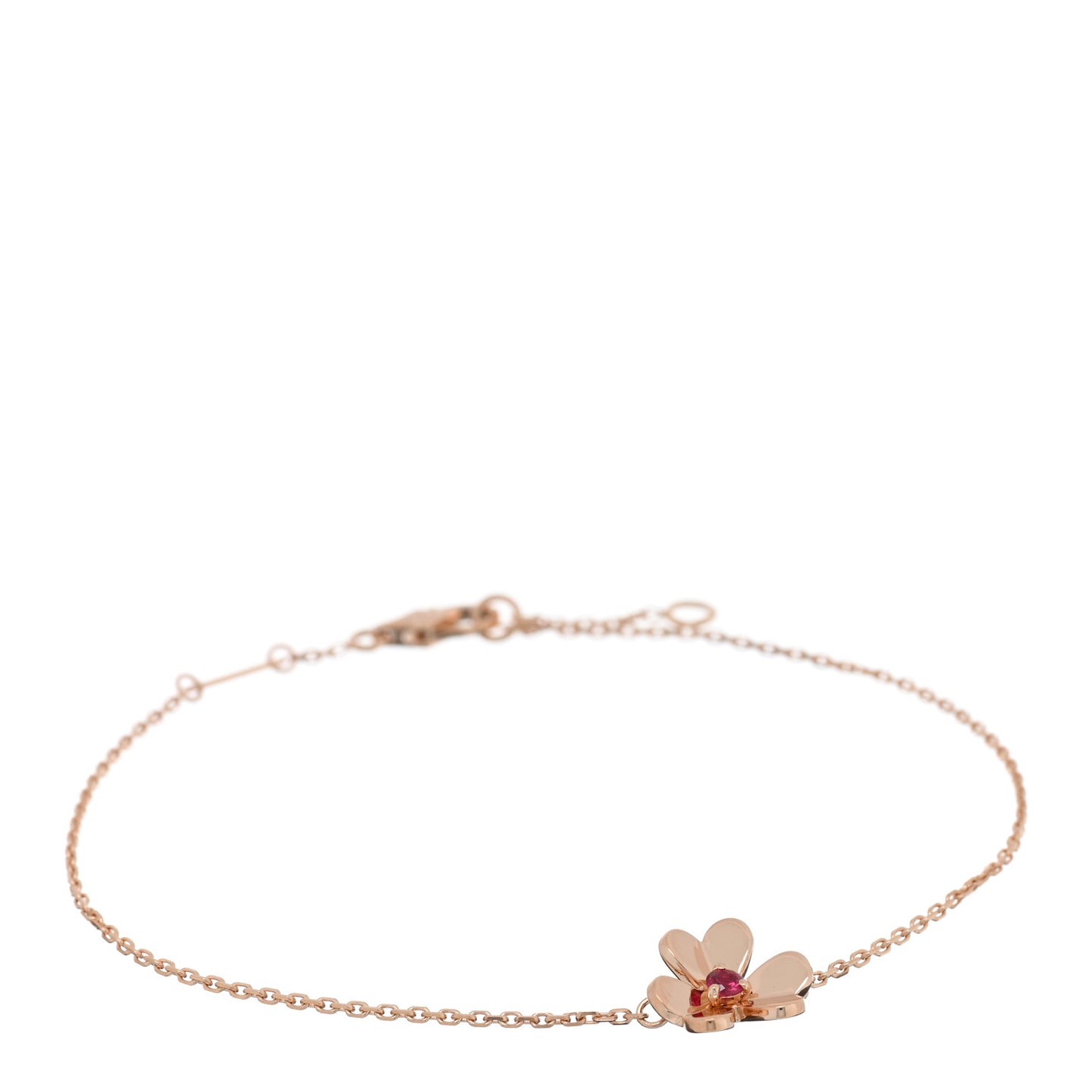 18K Rose Gold Ruby Mini Frivole Bracelet