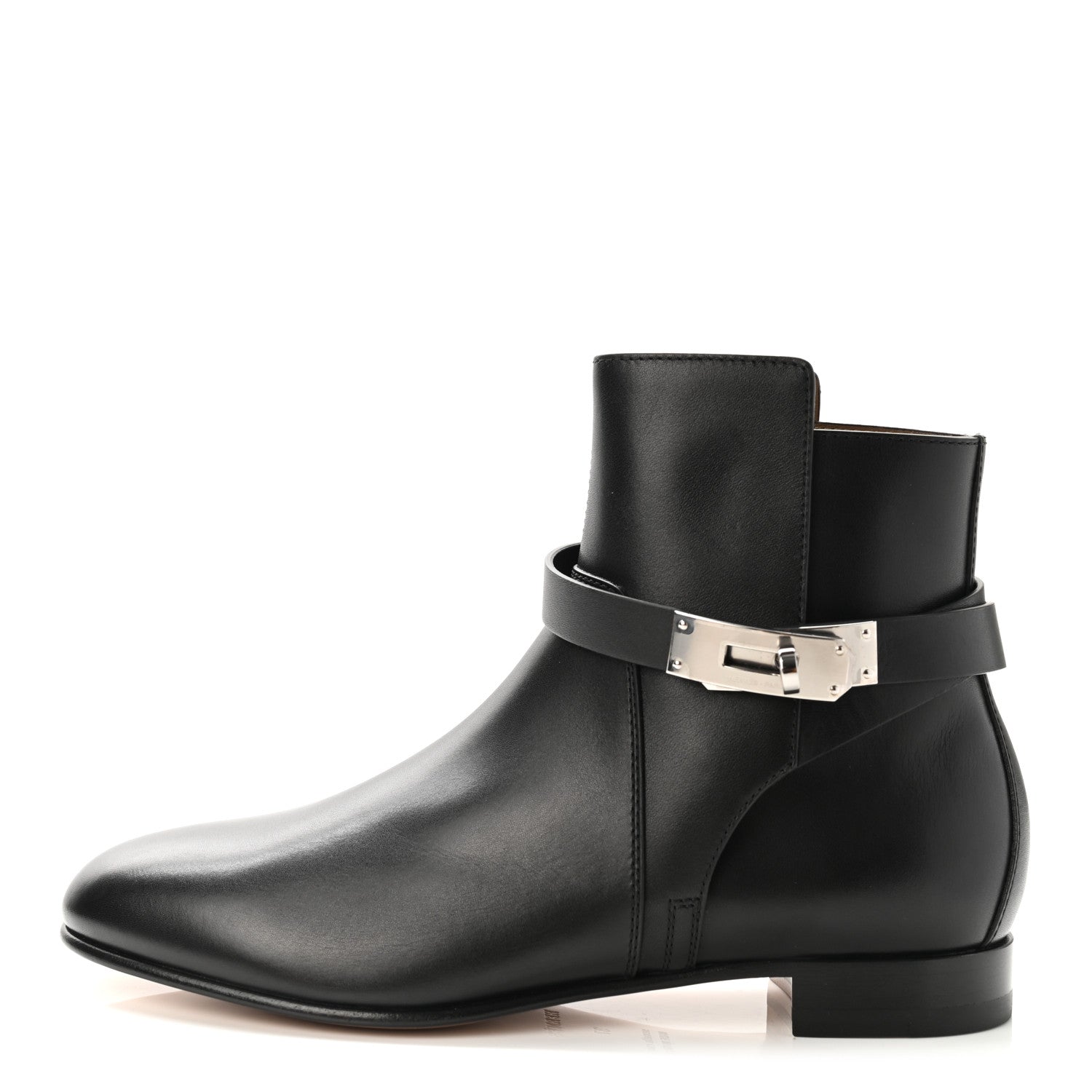 Hermes Calfskin Neo Low Boots 37 Black 1 of 9
