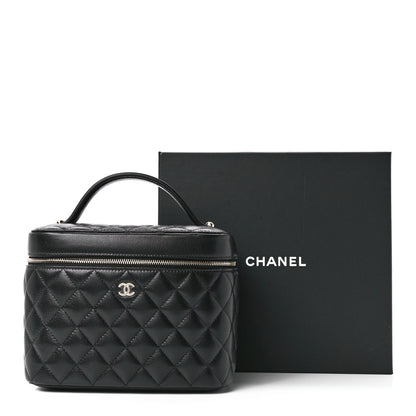 Chanel Caviar Quilted Large Vanity Pouch Black 13 of 13