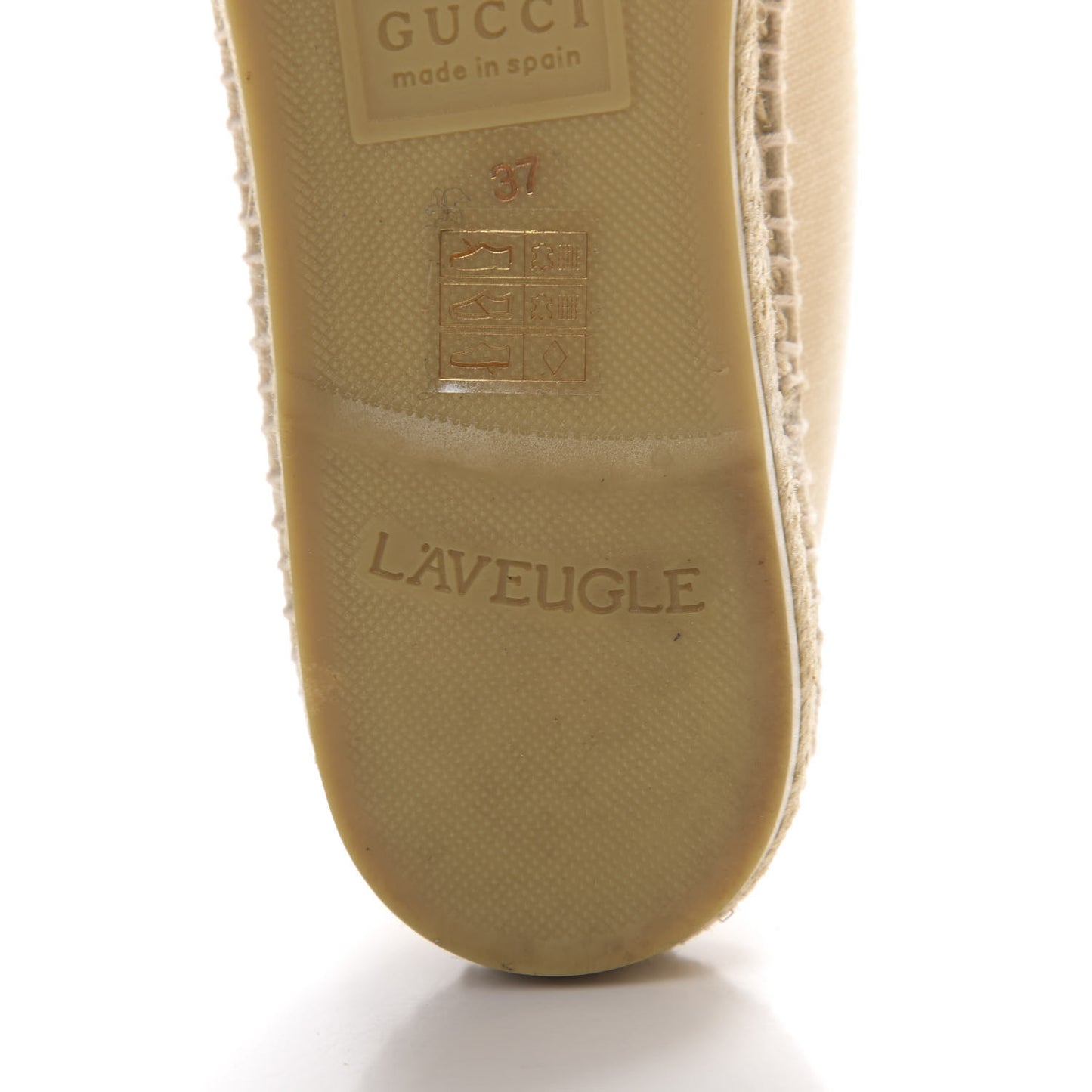 Canvas Logo Espadrilles 37 Greggio White