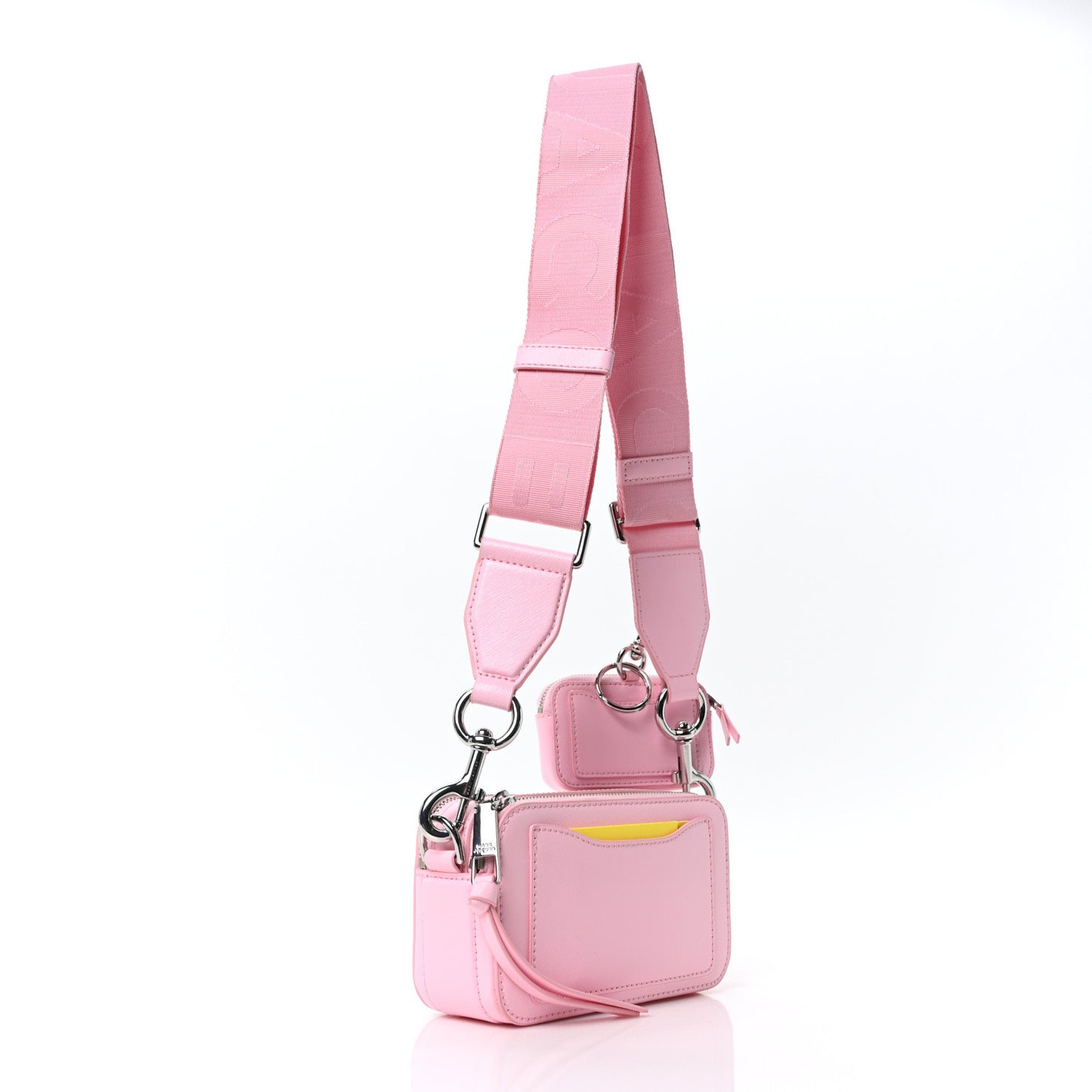 Saffiano Utility Snapshot Camera Bag Bubblegum