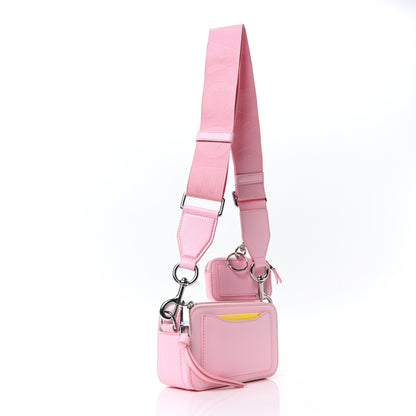 Marc Jacobs Saffiano Utility Snapshot Camera Bag Bubblegum 3 of 10