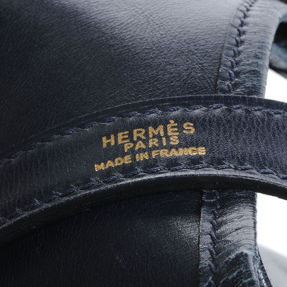 Hermes Box Leather Trim 35 Indigo 5 of 7