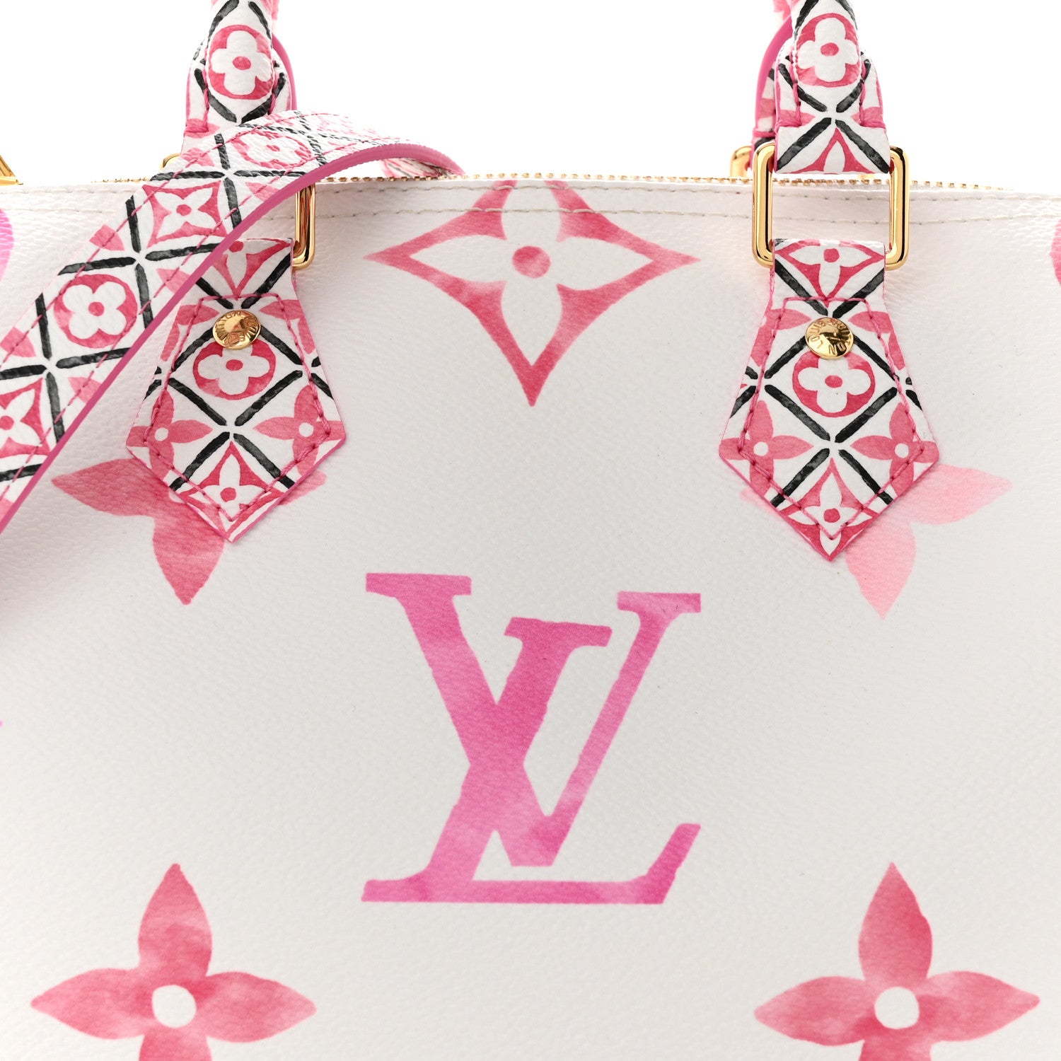 Louis Vuitton Monogram Giant By The Pool 2.0 Speedy Bandouliere 25 Rose 7 of 9