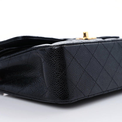 Chanel Caviar Quilted Small Double Flap Black 9 of 10