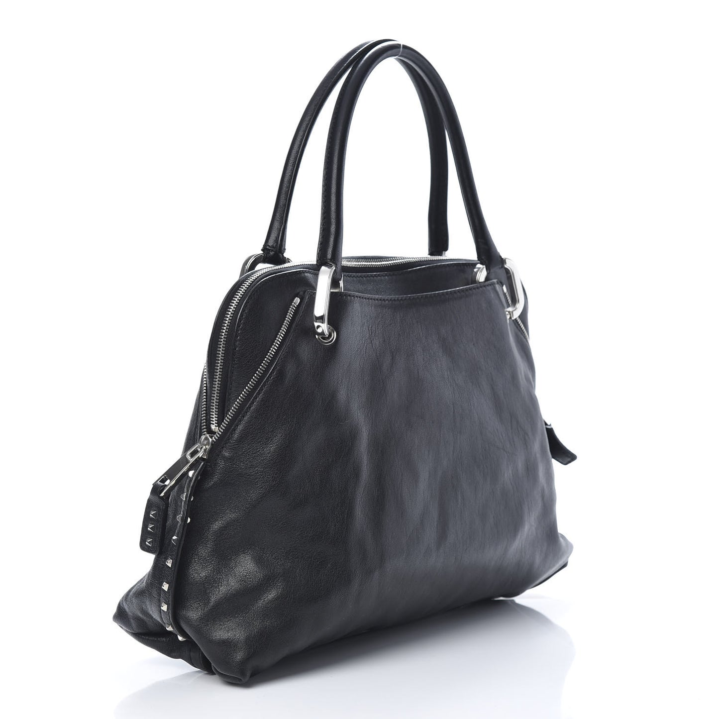 Lambskin Paradise Rio Satchel Black