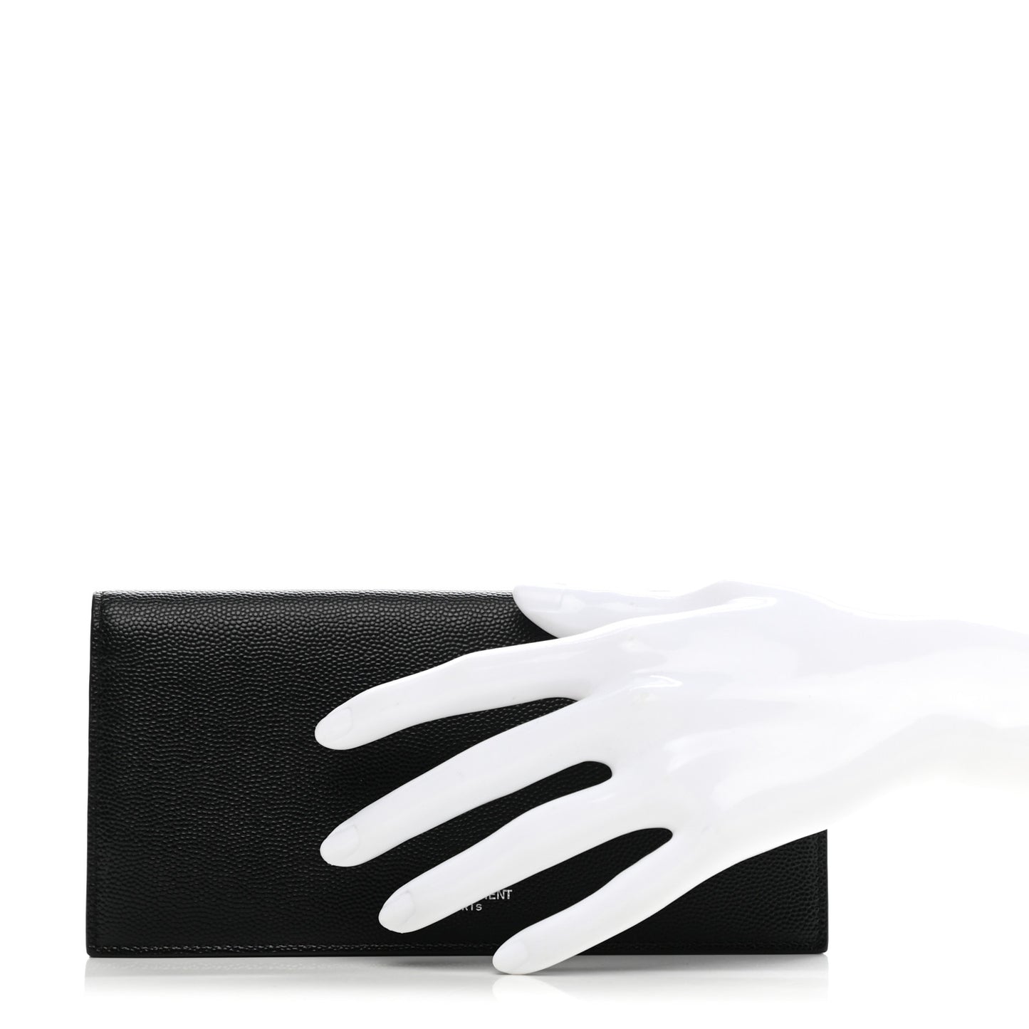 Grain De Poudre Foldover Logo Wallet Black