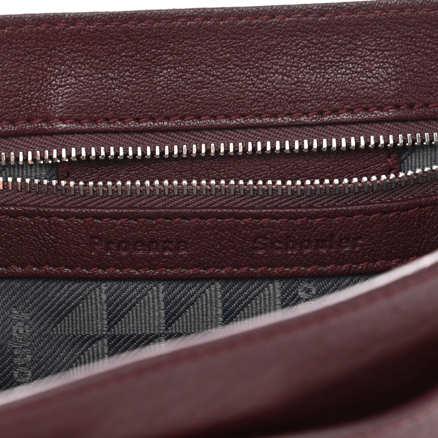 Proenza Schouler Lambskin Tiny PS1 Lux Satchel Cordovan 6 of 10