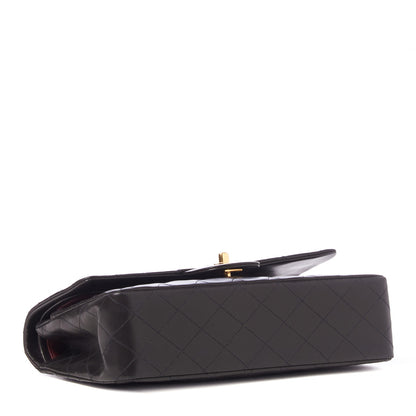 Chanel Lambskin Quilted Medium Double Flap Black 3 of 9