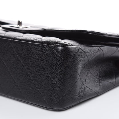 Chanel Caviar Quilted Jumbo Double Flap Black 9 of 10