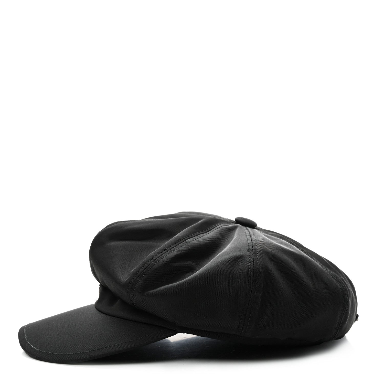 Prada Re-Nylon Newsboy Hat M Black 4 of 9