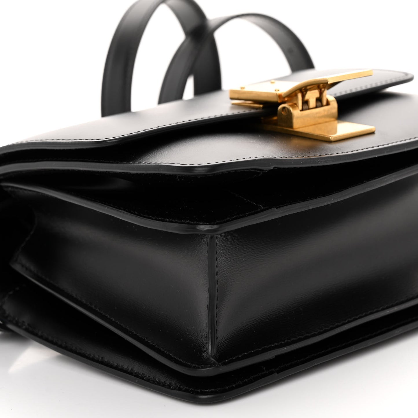 Box Calfskin Small Classic Box Flap Bag Black