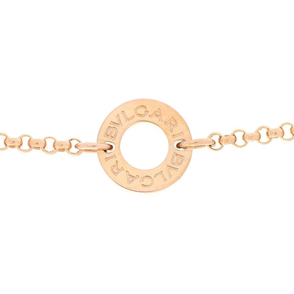 Bulgari 18K Rose Gold Diamond Small B.Zero1 Pave Pendant Necklace 5 of 8