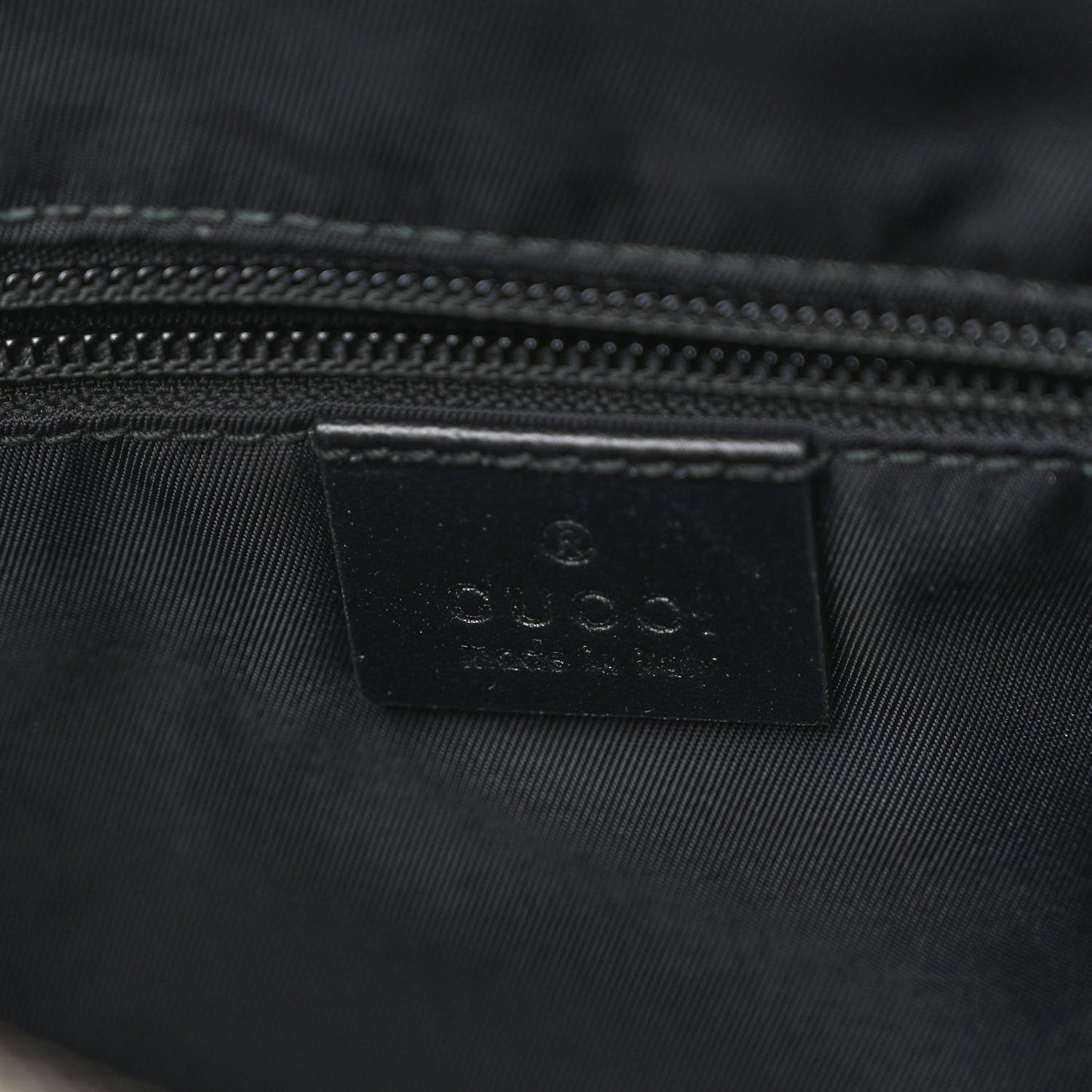 GG Supreme Monogram Web Messenger Bag Black