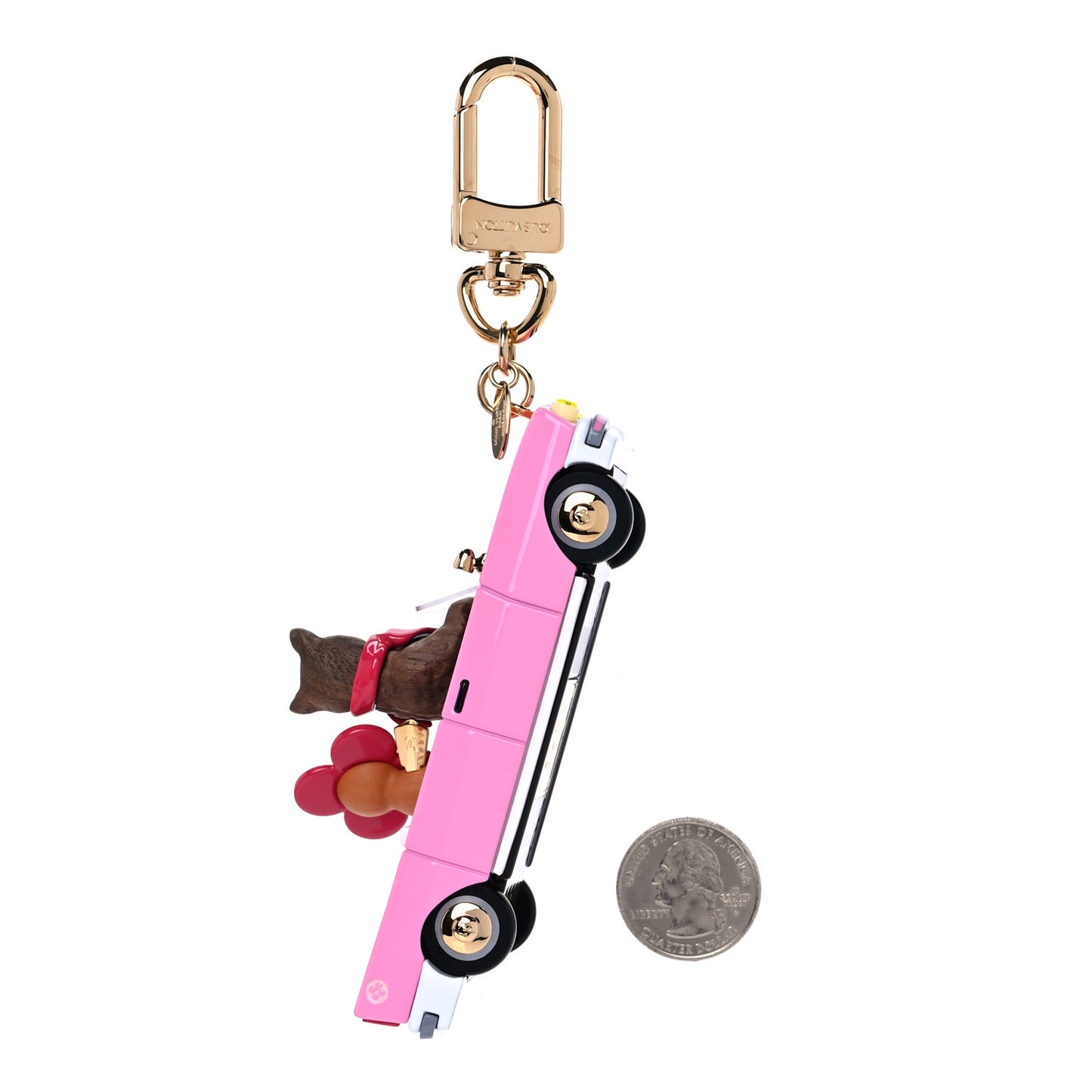 Resin Vivienne Bear Bijoux Christmas Drive Bag Charm Key Holder