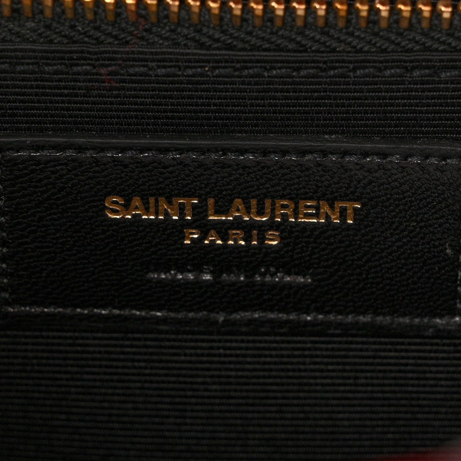 Saint Laurent Grain De Poudre Matelasse Chevron Large Monogram Satchel Oxblood 6 of 10