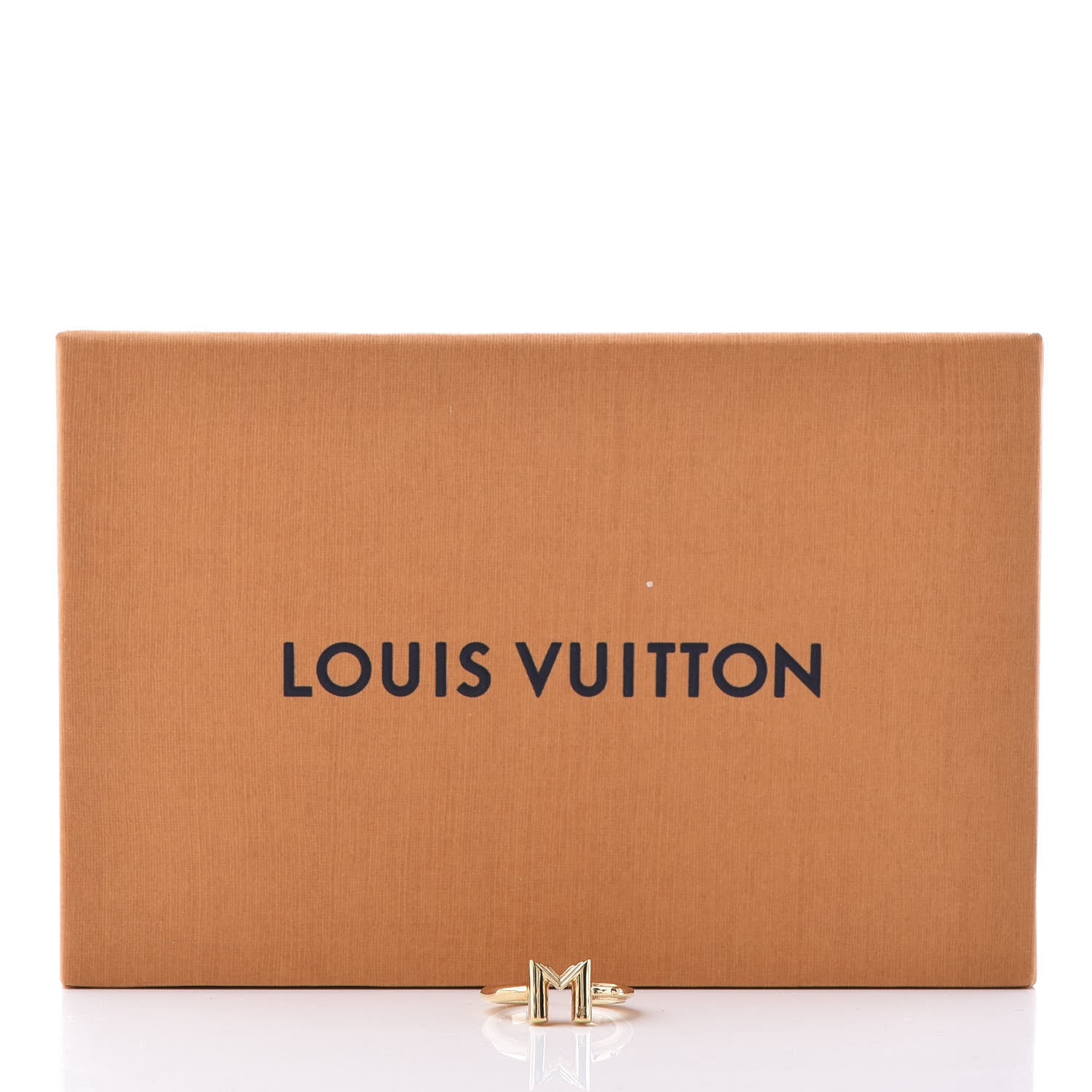 Louis Vuitton LV And Me Letter M Ring S Gold 6 of 6