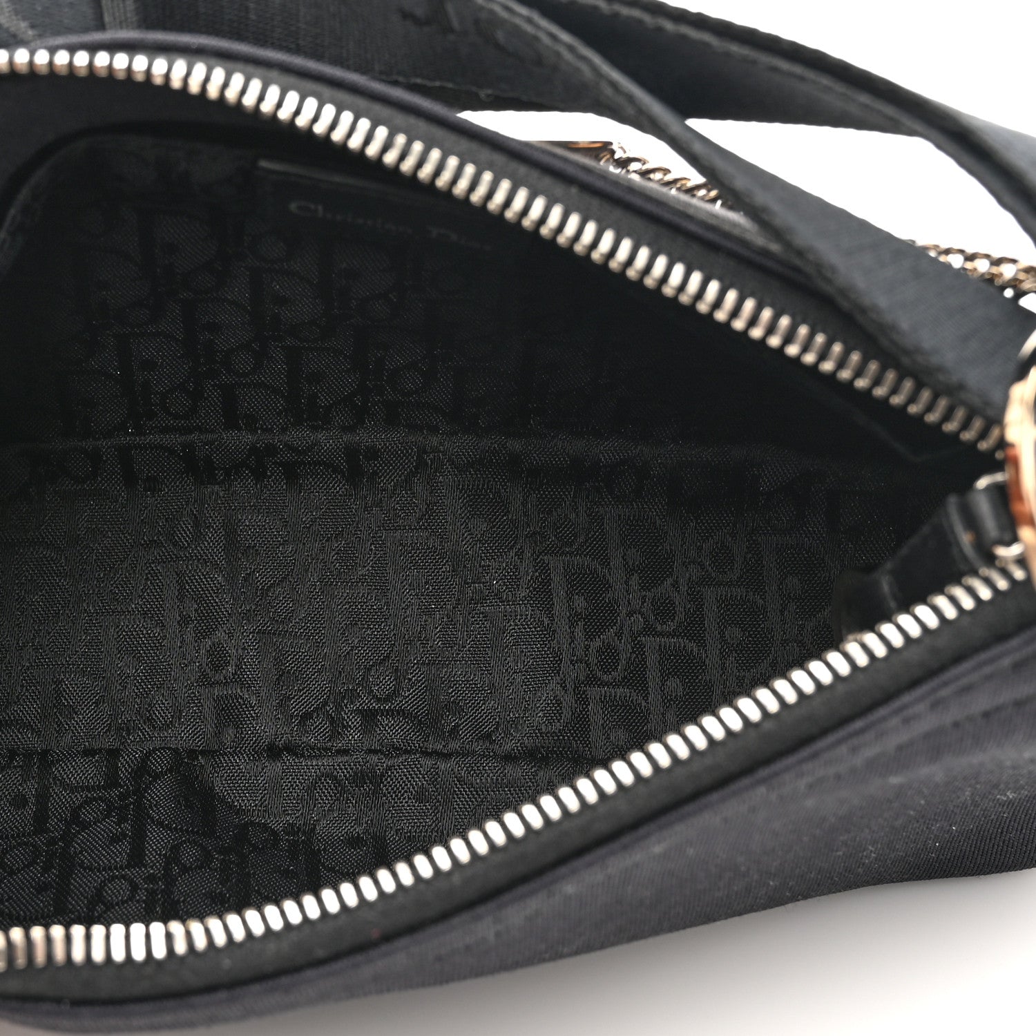 Christian Dior Silk Jersey Crystal Hardcore Shoulder Bag Black 5 of 14