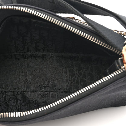 Christian Dior Silk Jersey Crystal Hardcore Shoulder Bag Black 5 of 14