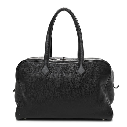 Hermes Taurillon Clemence Victoria II 35 Black 1 of 10