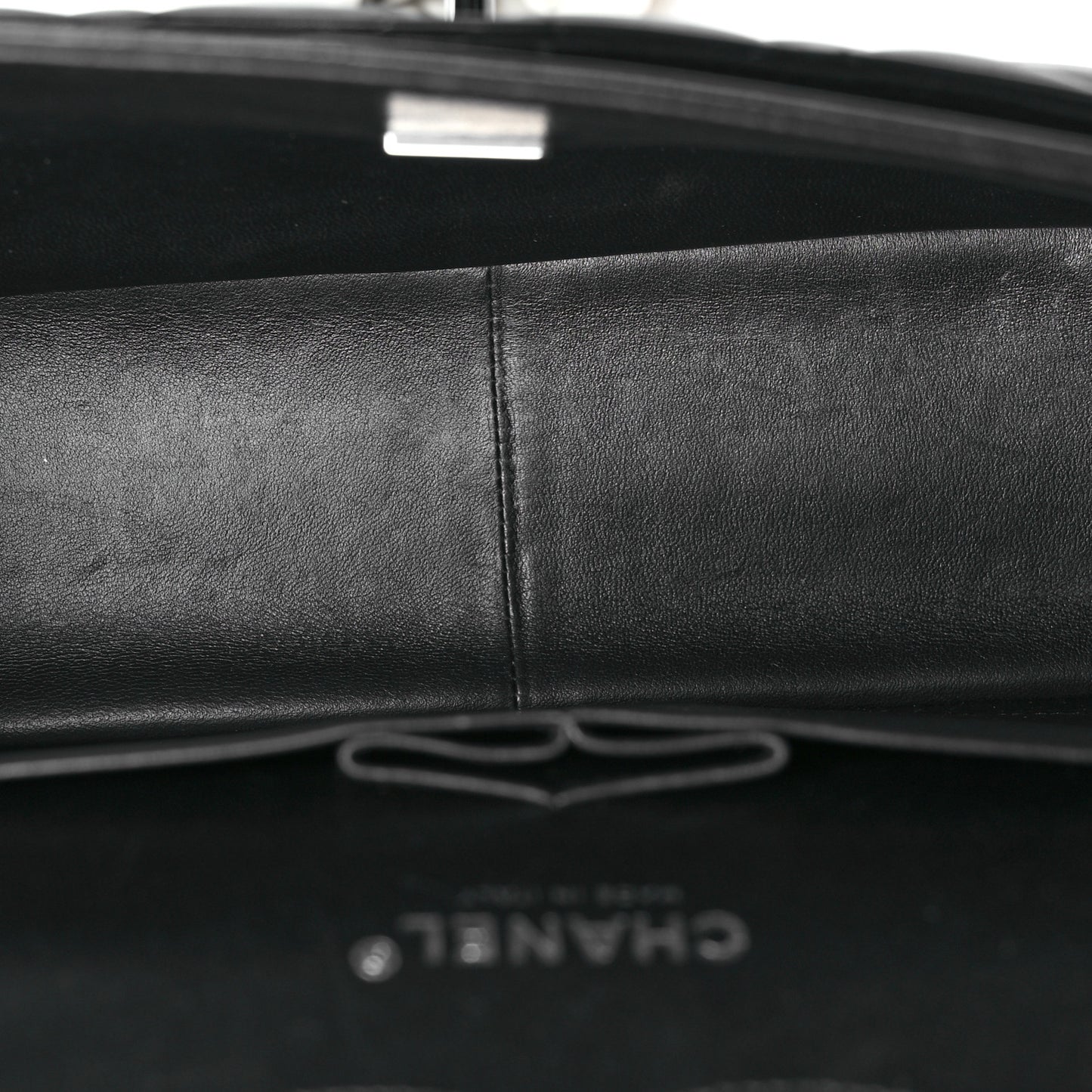 Lambskin Quilted Jumbo Double Flap So Black