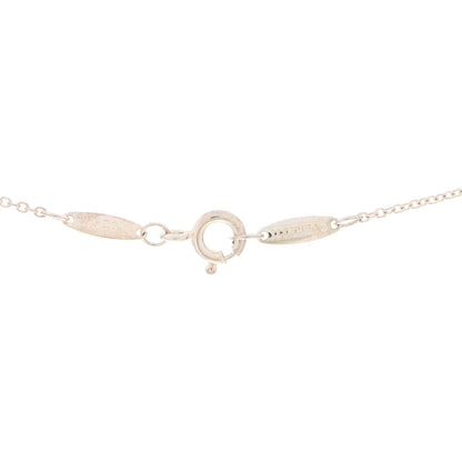 Tiffany Sterling Silver Elsa Peretti Letter H Pendant Necklace 5 of 5