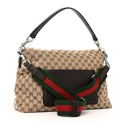 Gucci GG Monogram Large Crossbody Bag Dark Brown 3 of 9