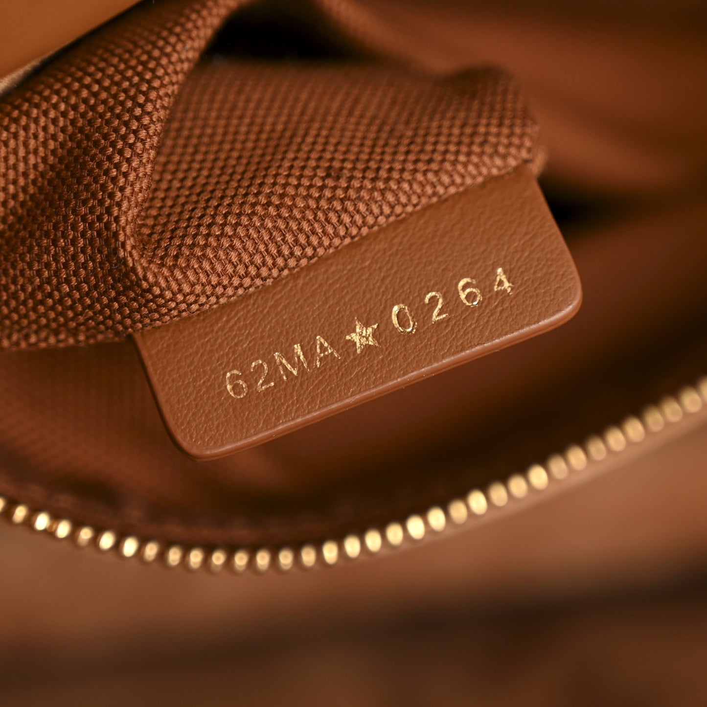 Calfskin Macro Cannage Small Book Tote Golden Saddle