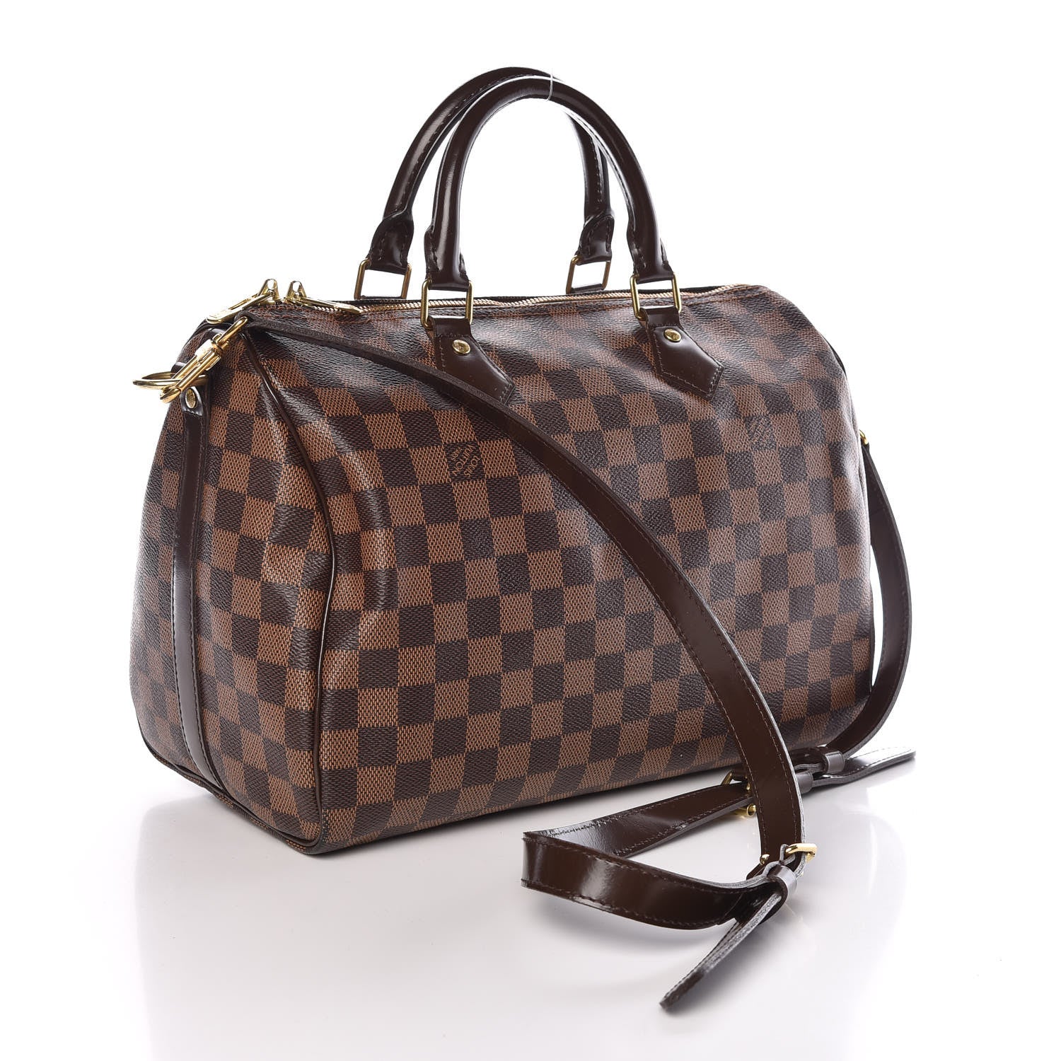 Louis Vuitton Damier Ebene Speedy Bandouliere 30 3 of 16
