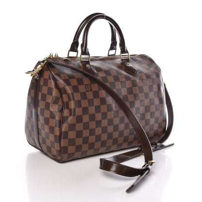 Louis Vuitton Damier Ebene Speedy Bandouliere 30 3 of 16