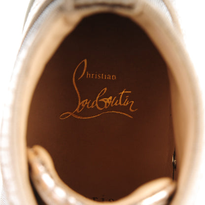 Christian Louboutin Lame Lou Spikes Flat Sneakers 36.5 gold 6 of 8