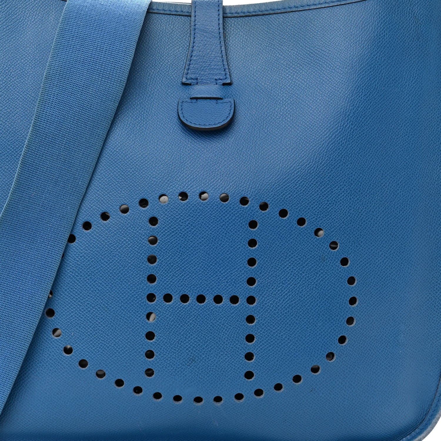 Hermes Courchevel Evelyne GM Bleu France 8 of 12