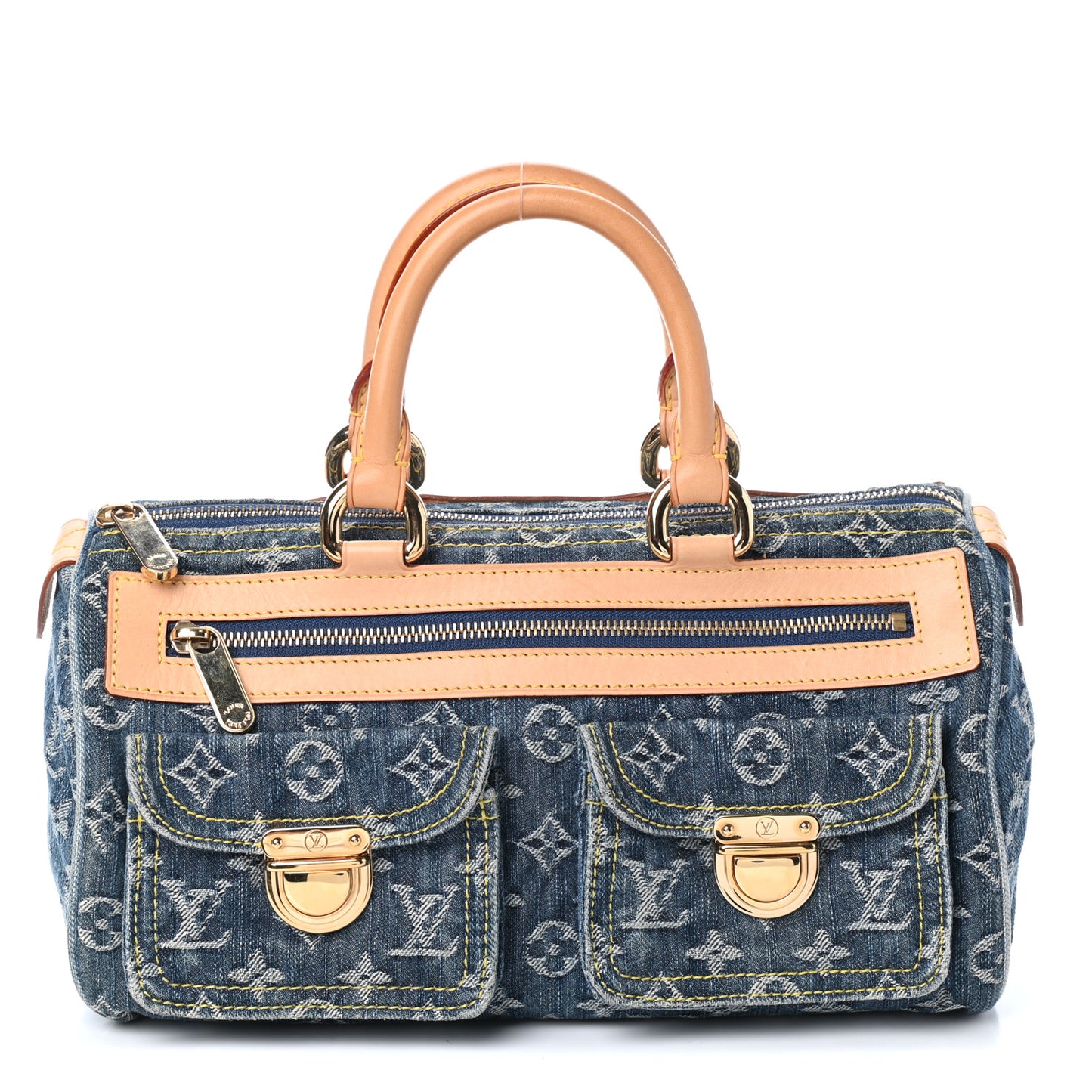 Monogram Denim Neo Speedy Blue