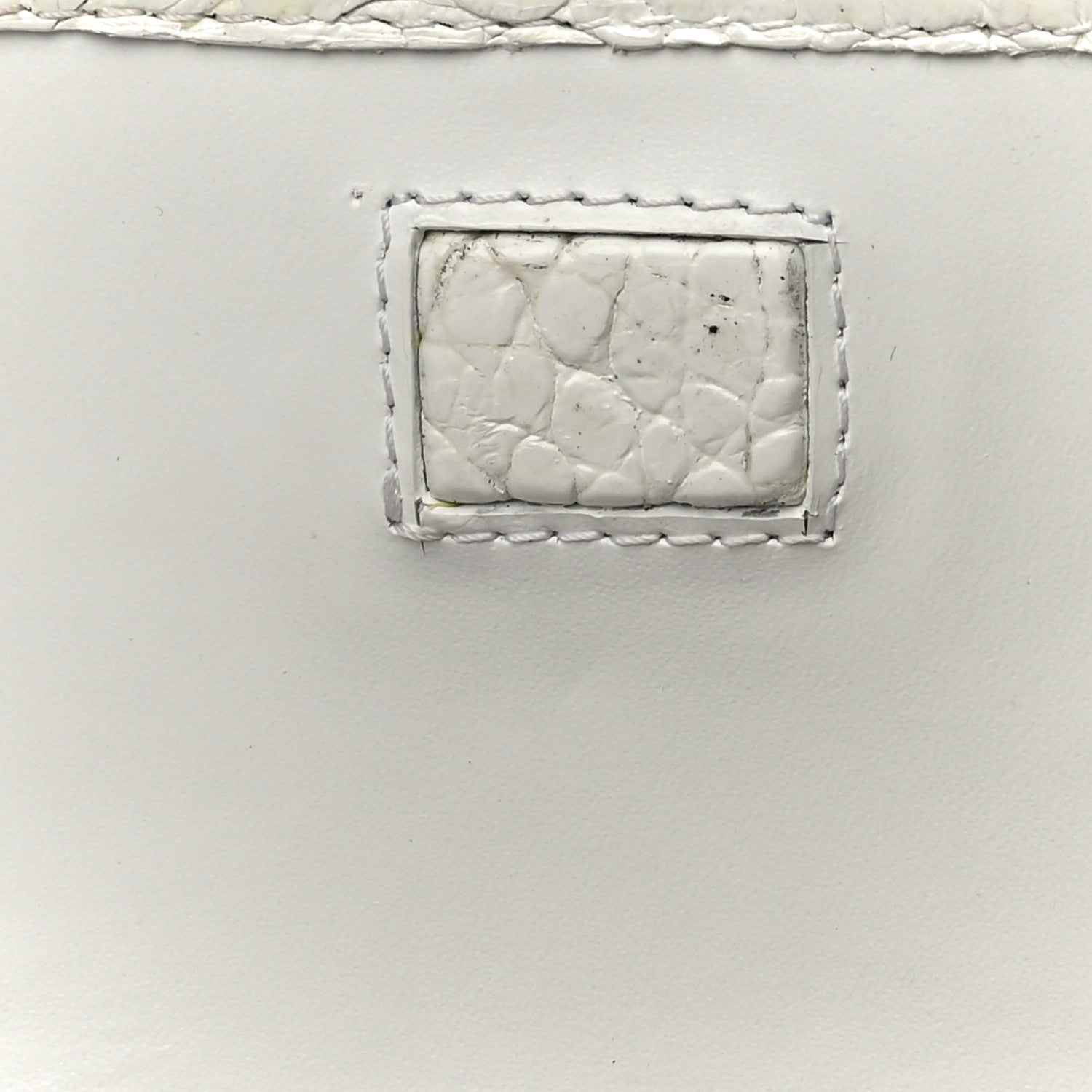 Nancy Gonzalez Crocodile Clutch White 14 of 18