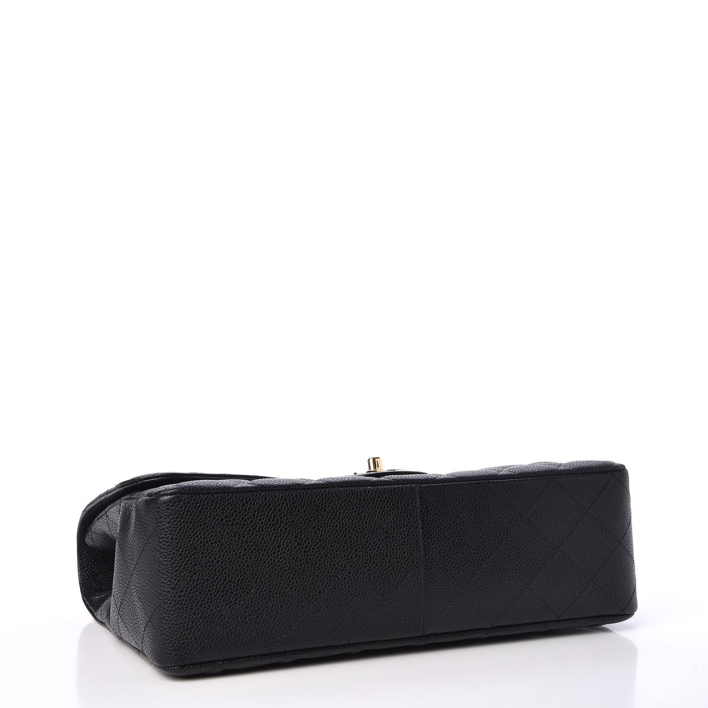 Caviar Quilted Jumbo Single Flap Black