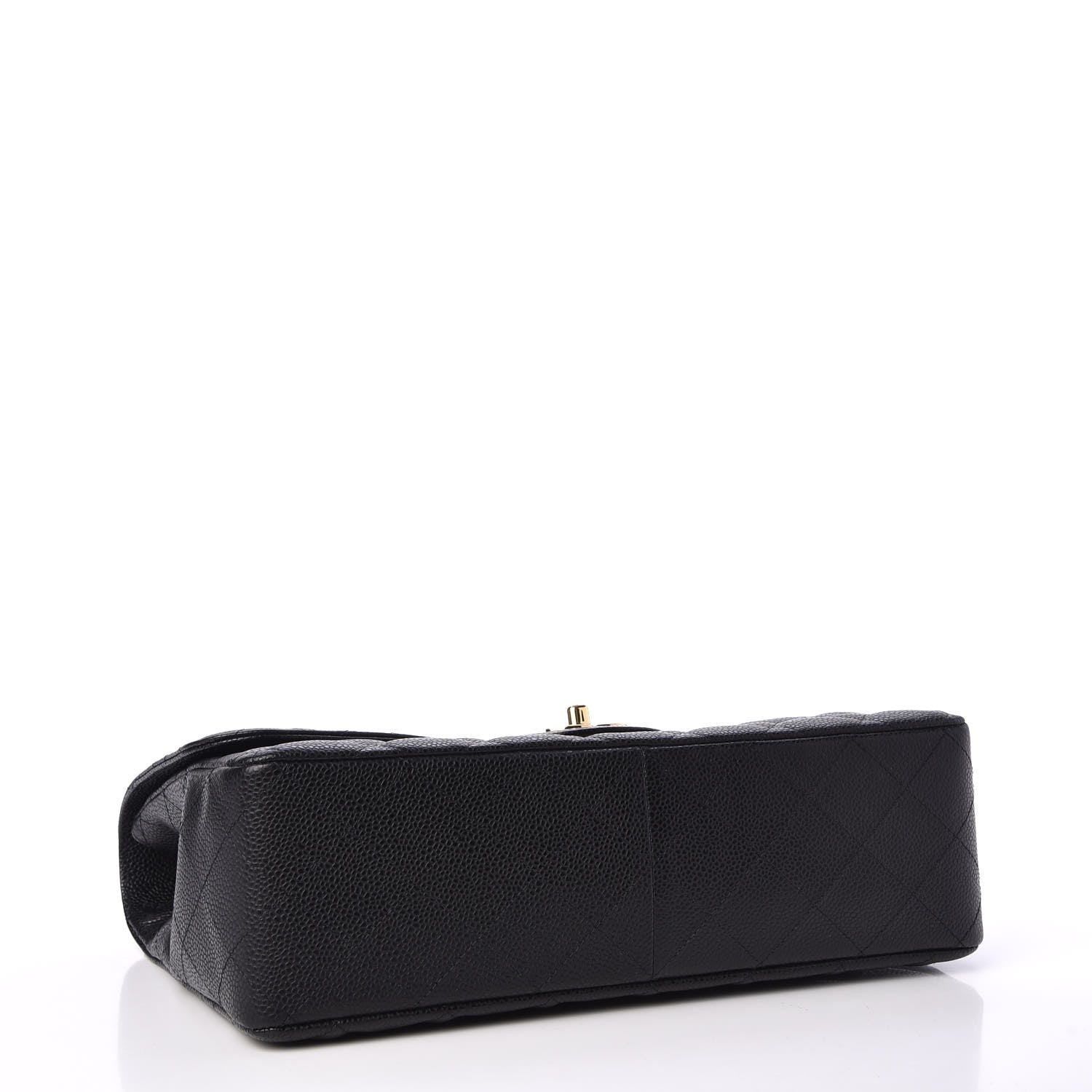 Chanel Caviar Quilted Jumbo Single Flap Black 5 of 9
