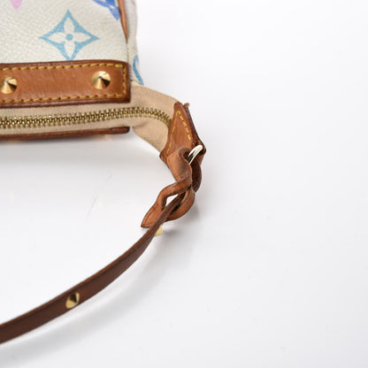 Louis Vuitton Monogram Multicolor Pochette Accessories White 14 of 20