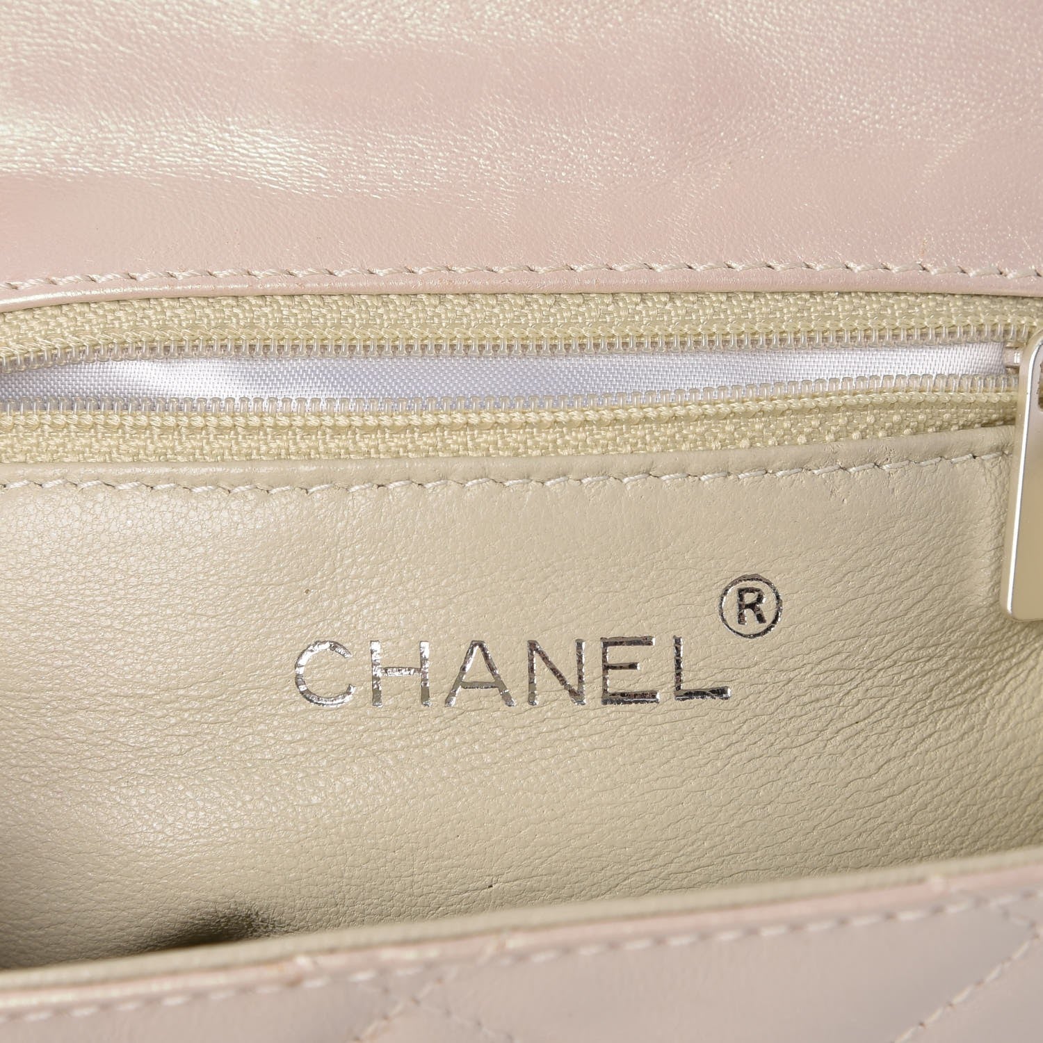 Chanel Iridescent Lambskin Quilted Round Handle Mini Flap 6 of 12