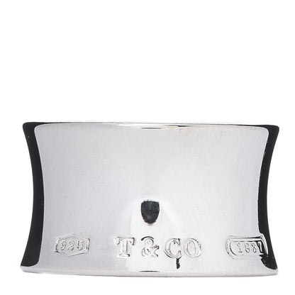 Tiffany Sterling Silver 1837 Wide Ring 53 6.5 1 of 4