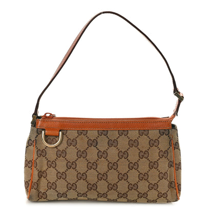Gucci Monogram D Ring Cosmetic Case Light Brown 1 of 13