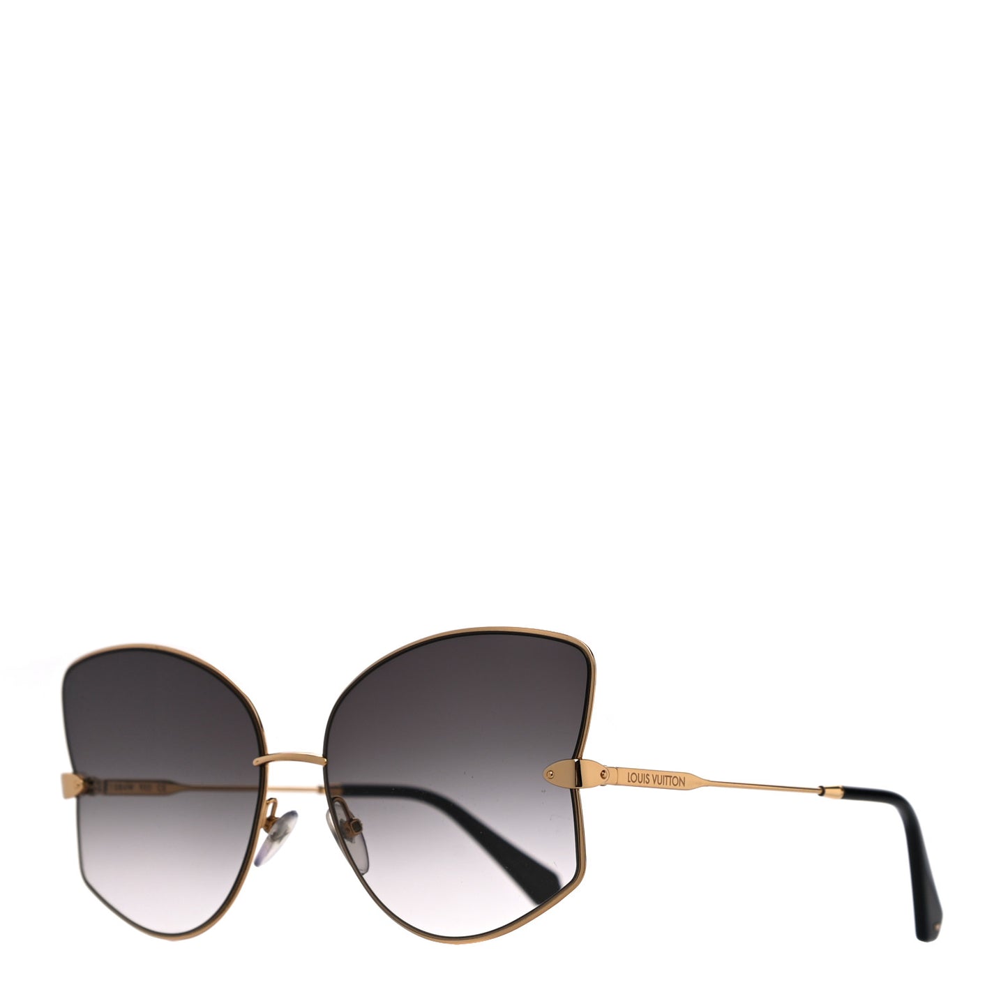 Metal Les Amants du Pont Neuf Sunglasses Z1384W Gold Black