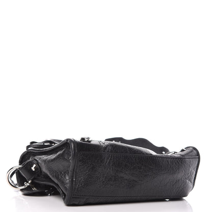 Balenciaga Agneau Classic Silver Hardware Mini City Black 4 of 10