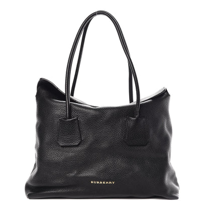 Burberry London Grainy Calfskin Medium Baynard Tote Black 1 of 20