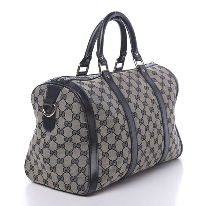 Gucci Monogram Medium Boston Navy 3 of 15
