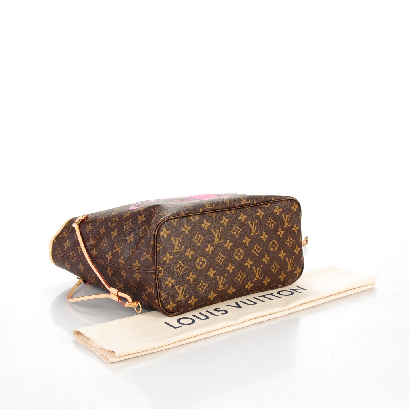 Louis Vuitton Monogram Hawaii V Neverfull MM Hot Pink 5 of 9